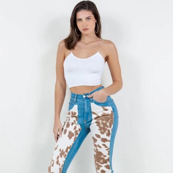 Rodeo Bell Bottom Jean in Light Denim - Picture 1 of 9
